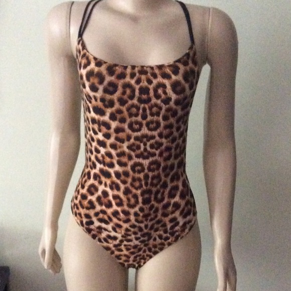 Strappy Leopard Bodysuit - Picture 2 of 4